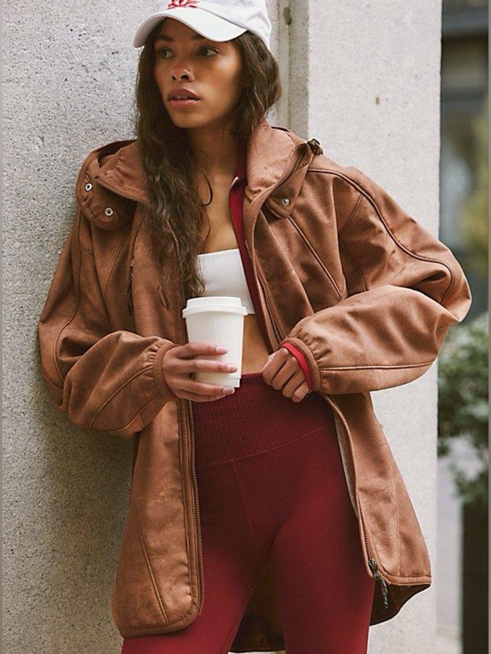 Free People Canyon Crushin' Jacket in Toasted Size S